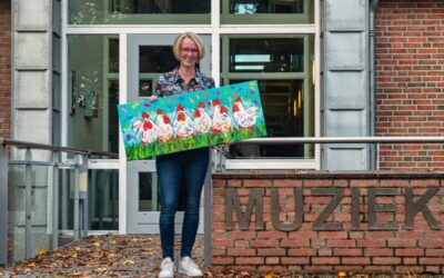 Ineke KleinJan exposeert in Muziekschool