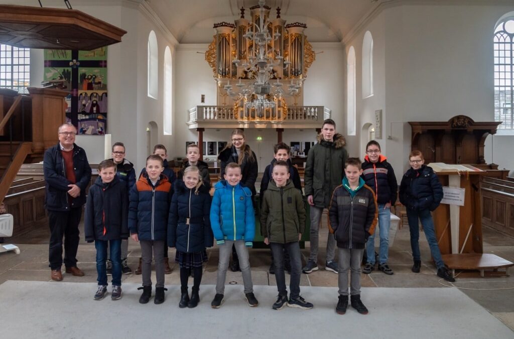 Orgelleerlingen op excursie naar Almelo