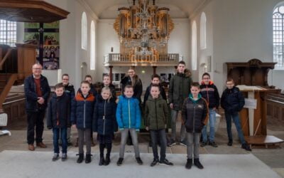 Orgelleerlingen op excursie naar Almelo