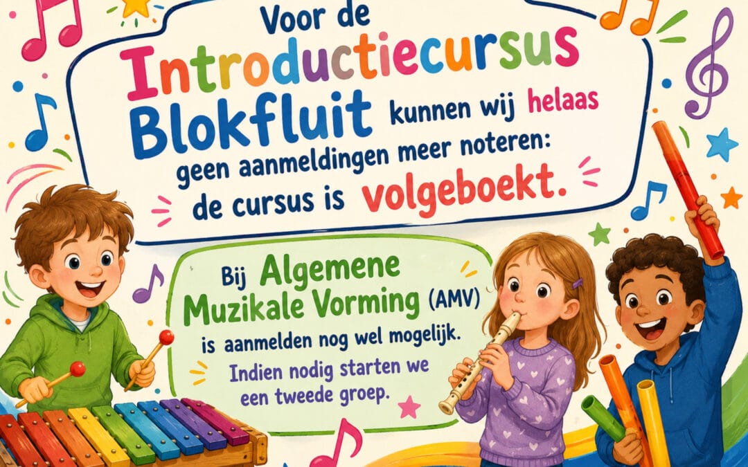Introductiecursus Blokfluit VOL